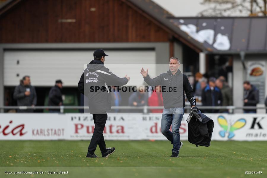 Gerd Klaus, Markus Köhler, 09.11.2019, Bayernliga Nord, SV Seligenporten, TSV Karlburg - Bild-ID: 2269649 Gerd Klaus, Markus Köhler, 09.11.2019, Bayernliga Nord, SV Seligenporten, TSV Karlburg - Bild-ID: 2269649