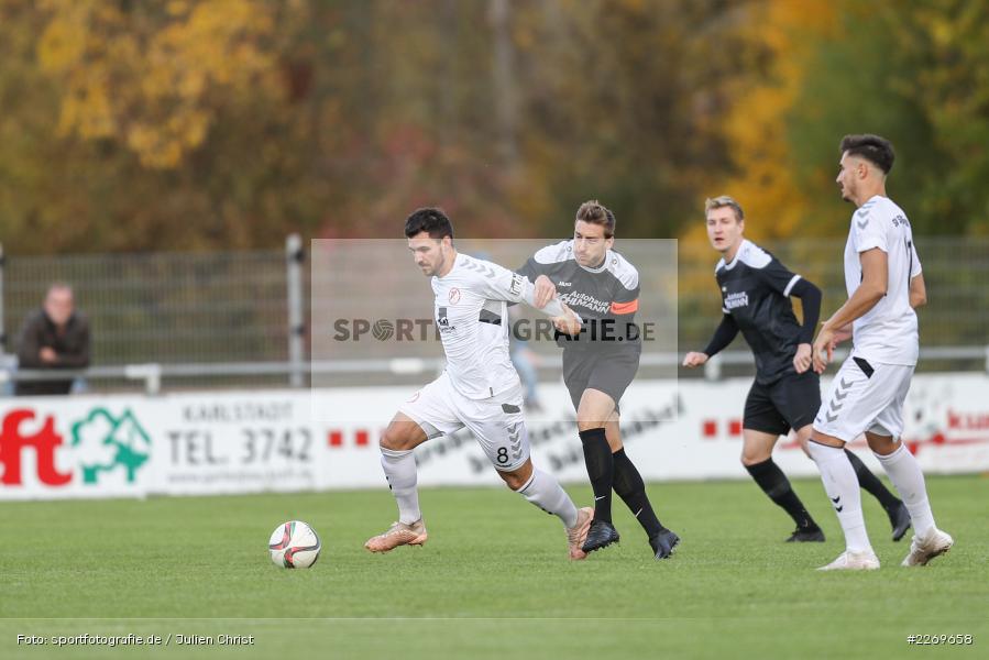 Manuel Römlein, Bernd Rosinger, 09.11.2019, Bayernliga Nord, SV Seligenporten, TSV Karlburg - Bild-ID: 2269658