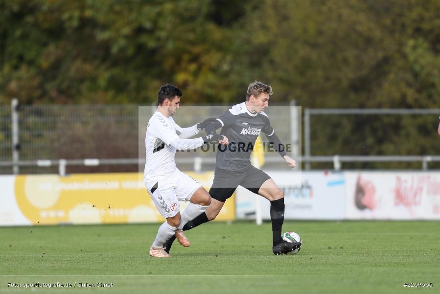 Bernd Rosinger, Marco Schiebel, 09.11.2019, Bayernliga Nord, SV Seligenporten, TSV Karlburg - Bild-ID: 2269665