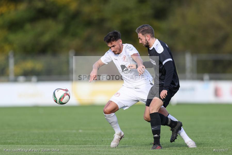 Sebastian Stumpf, Tim Olschewski, 09.11.2019, Bayernliga Nord, SV Seligenporten, TSV Karlburg - Bild-ID: 2269677