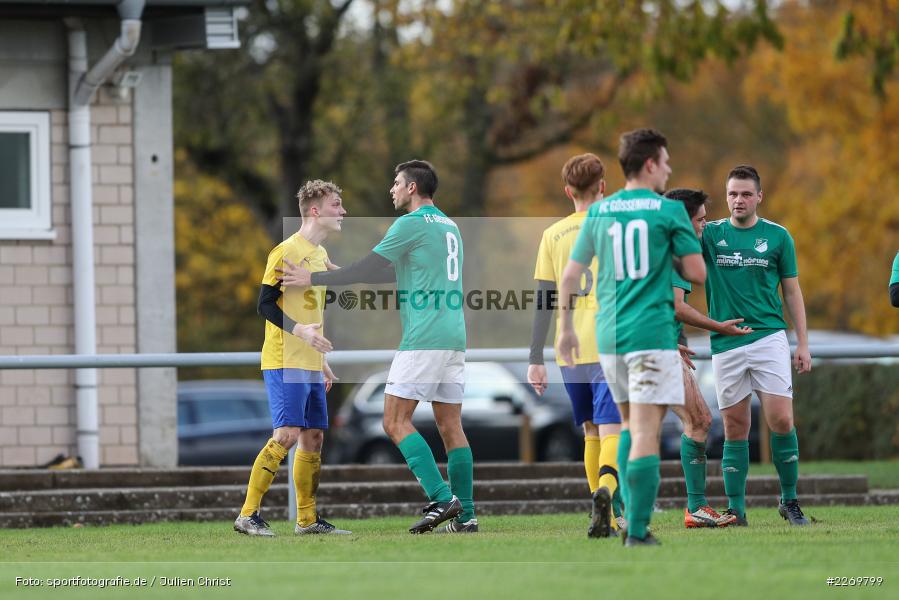 Lars Stegerwald, Benedikt Schlereth, Kreisklasse Würzburg Gr. 3, 09.11.2019, SV Sendelbach-Steinbach, FC Gössenheim - Bild-ID: 2269799 Lars Stegerwald, Benedikt Schlereth, Kreisklasse Würzburg Gr. 3, 09.11.2019, SV Sendelbach-Steinbach, FC Gössenheim - Bild-ID: 2269799