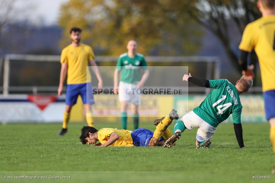 Christian Guzzanti, Niklas Breust, Kreisklasse Würzburg Gr. 3, 09.11.2019, SV Sendelbach-Steinbach, FC Gössenheim - Bild-ID: 2269810 Christian Guzzanti, Niklas Breust, Kreisklasse Würzburg Gr. 3, 09.11.2019, SV Sendelbach-Steinbach, FC Gössenheim - Bild-ID: 2269810