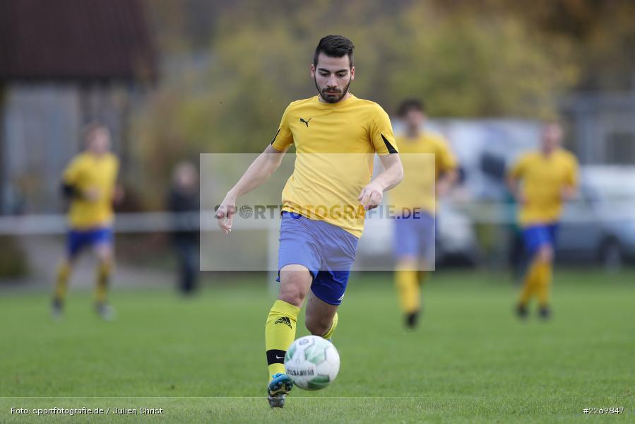 Yannic Mälzer, Kreisklasse Würzburg Gr. 3, 09.11.2019, SV Sendelbach-Steinbach, FC Gössenheim - Bild-ID: 2269847 Yannic Mälzer, Kreisklasse Würzburg Gr. 3, 09.11.2019, SV Sendelbach-Steinbach, FC Gössenheim - Bild-ID: 2269847