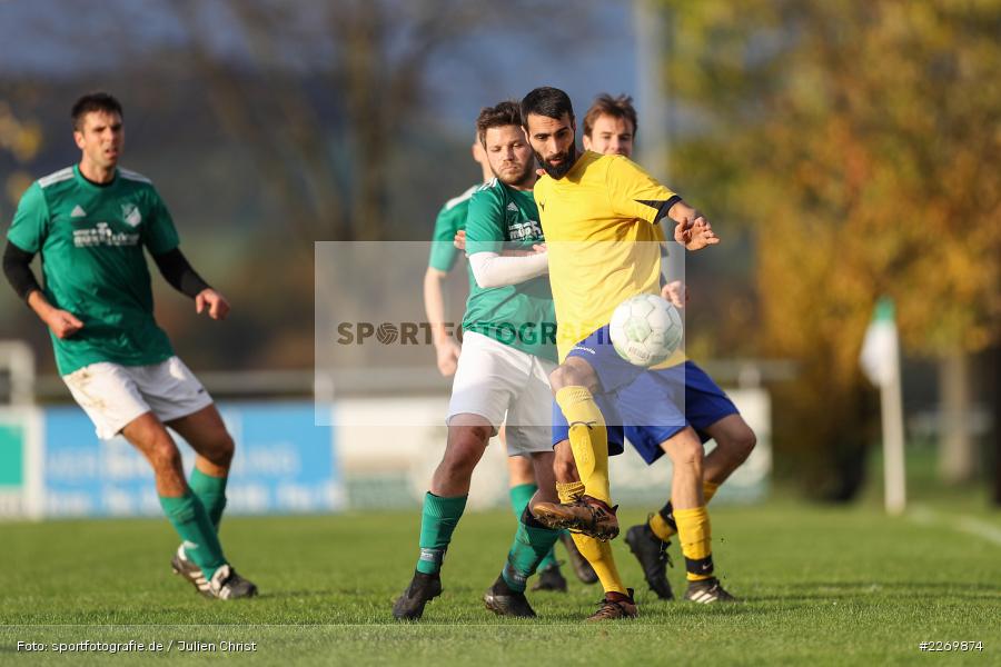 Philipp Göbel, Tayfun Göbek, Kreisklasse Würzburg Gr. 3, 09.11.2019, SV Sendelbach-Steinbach, FC Gössenheim - Bild-ID: 2269874