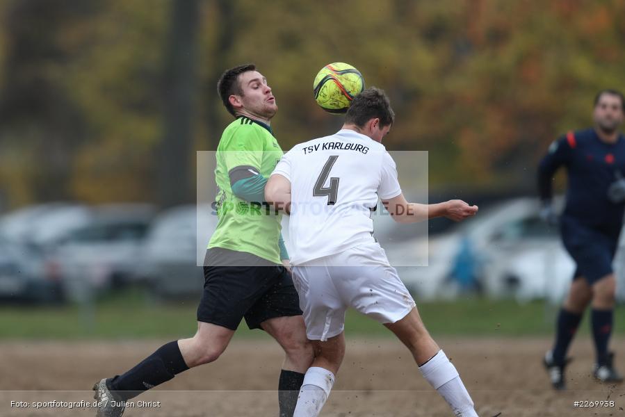 Michael Megner, Fabian Findt, 10.11.2019, A-Klasse Würzburg Gr. 6, DJK Reuchelheim/SV Heumgrumbach, TSV Karlburg III - Bild-ID: 2269938 Michael Megner, Fabian Findt, 10.11.2019, A-Klasse Würzburg Gr. 6, DJK Reuchelheim/SV Heumgrumbach, TSV Karlburg III - Bild-ID: 2269938