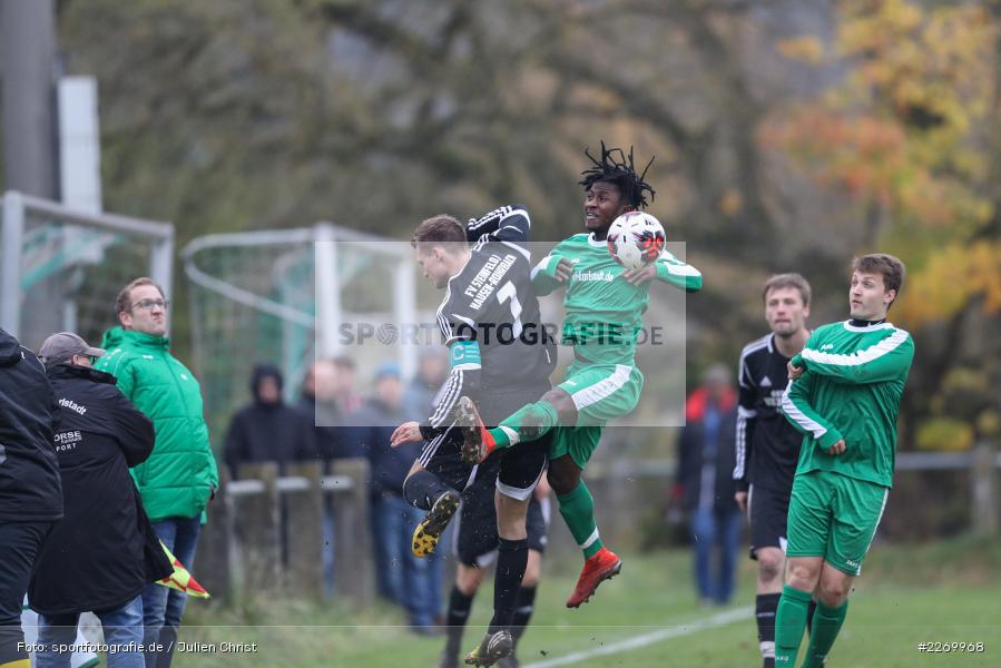 Sanusie Bah, Felix Müller, Kreisliga Würzburg Gr. 2, 10.11.2019, FV Steinfeld/Hausen-Rohrbach, FV Karlstadt - Bild-ID: 2269968 Sanusie Bah, Felix Müller, Kreisliga Würzburg Gr. 2, 10.11.2019, FV Steinfeld/Hausen-Rohrbach, FV Karlstadt - Bild-ID: 2269968