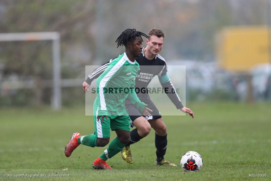 Sanusie Bah, Felix Müller, Kreisliga Würzburg Gr. 2, 10.11.2019, FV Steinfeld/Hausen-Rohrbach, FV Karlstadt - Bild-ID: 2270005