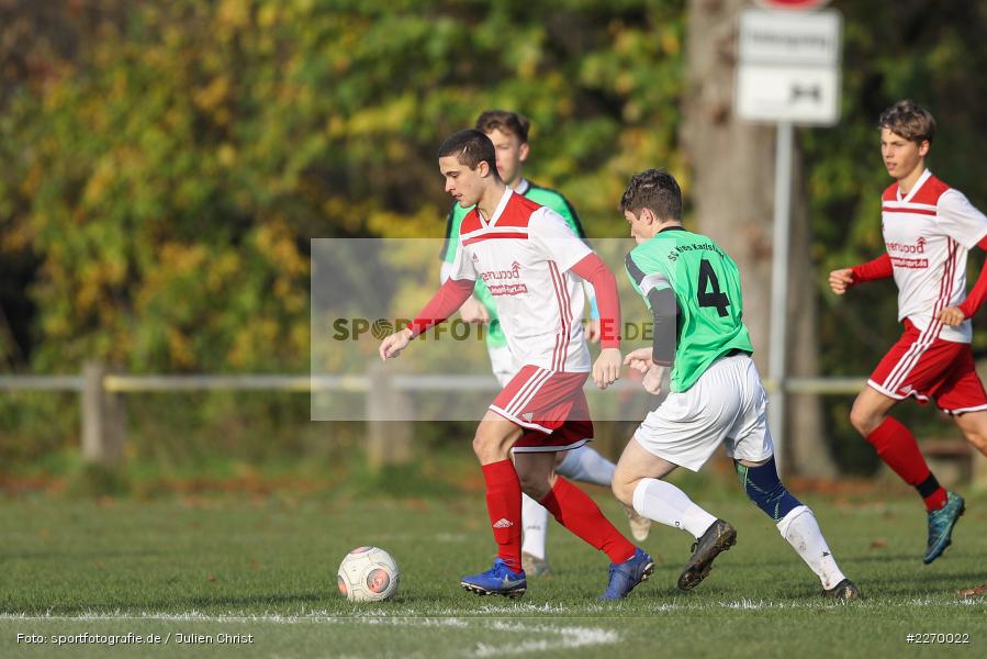 Lenny Maier, Erik Csapo, 16.11.2019, A-Junioren Bezirksoberliga, (SG) SpVgg Hösbach-Bahnhof, (SG) FV Karlstadt - Bild-ID: 2270022 Lenny Maier, Erik Csapo, 16.11.2019, A-Junioren Bezirksoberliga, (SG) SpVgg Hösbach-Bahnhof, (SG) FV Karlstadt - Bild-ID: 2270022