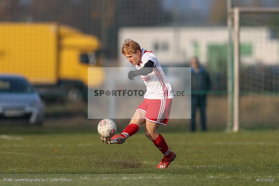 Lukas Weineck, 16.11.2019, A-Junioren Bezirksoberliga, (SG) SpVgg Hösbach-Bahnhof, (SG) FV Karlstadt - Bild-ID: 2270023
