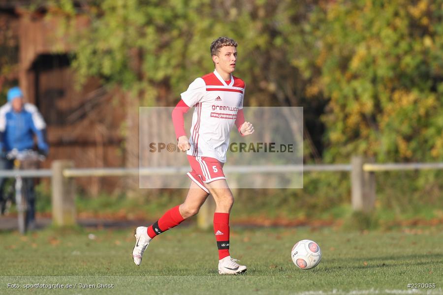 Lucas Lutze, 16.11.2019, A-Junioren Bezirksoberliga, (SG) SpVgg Hösbach-Bahnhof, (SG) FV Karlstadt - Bild-ID: 2270033 Lucas Lutze, 16.11.2019, A-Junioren Bezirksoberliga, (SG) SpVgg Hösbach-Bahnhof, (SG) FV Karlstadt - Bild-ID: 2270033