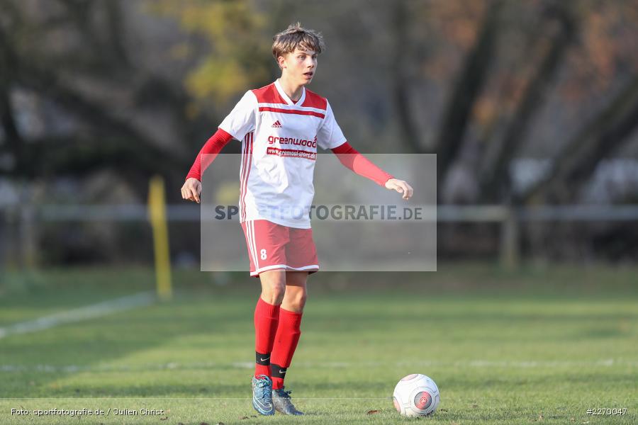 Matteo Seibold, 16.11.2019, A-Junioren Bezirksoberliga, (SG) SpVgg Hösbach-Bahnhof, (SG) FV Karlstadt - Bild-ID: 2270047 Matteo Seibold, 16.11.2019, A-Junioren Bezirksoberliga, (SG) SpVgg Hösbach-Bahnhof, (SG) FV Karlstadt - Bild-ID: 2270047