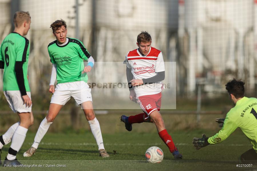 Jakob Fischer, Tim Staab, Luca Röder, 16.11.2019, A-Junioren Bezirksoberliga, (SG) SpVgg Hösbach-Bahnhof, (SG) FV Karlstadt - Bild-ID: 2270057 Jakob Fischer, Tim Staab, Luca Röder, 16.11.2019, A-Junioren Bezirksoberliga, (SG) SpVgg Hösbach-Bahnhof, (SG) FV Karlstadt - Bild-ID: 2270057