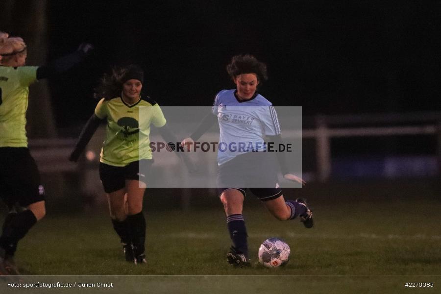 Julia Siegler, Selina Schulz, 16.11.2019, Bezirksoberliga Frauen, VfR Stadt Bischofsheim, SpVgg Adelsberg - Bild-ID: 2270085