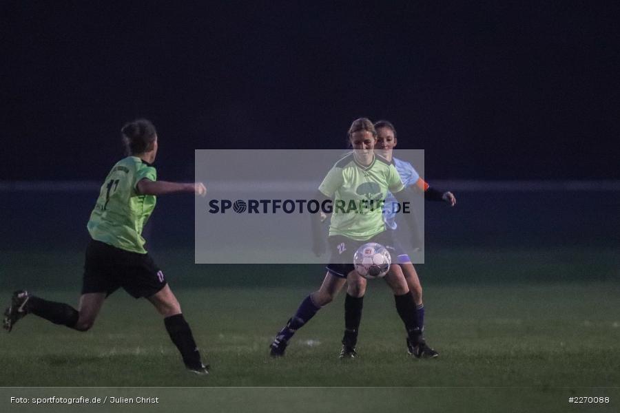Verena Faulstich, Alina Sophie Hemmerich, 16.11.2019, Bezirksoberliga Frauen, VfR Stadt Bischofsheim, SpVgg Adelsberg - Bild-ID: 2270088 Verena Faulstich, Alina Sophie Hemmerich, 16.11.2019, Bezirksoberliga Frauen, VfR Stadt Bischofsheim, SpVgg Adelsberg - Bild-ID: 2270088