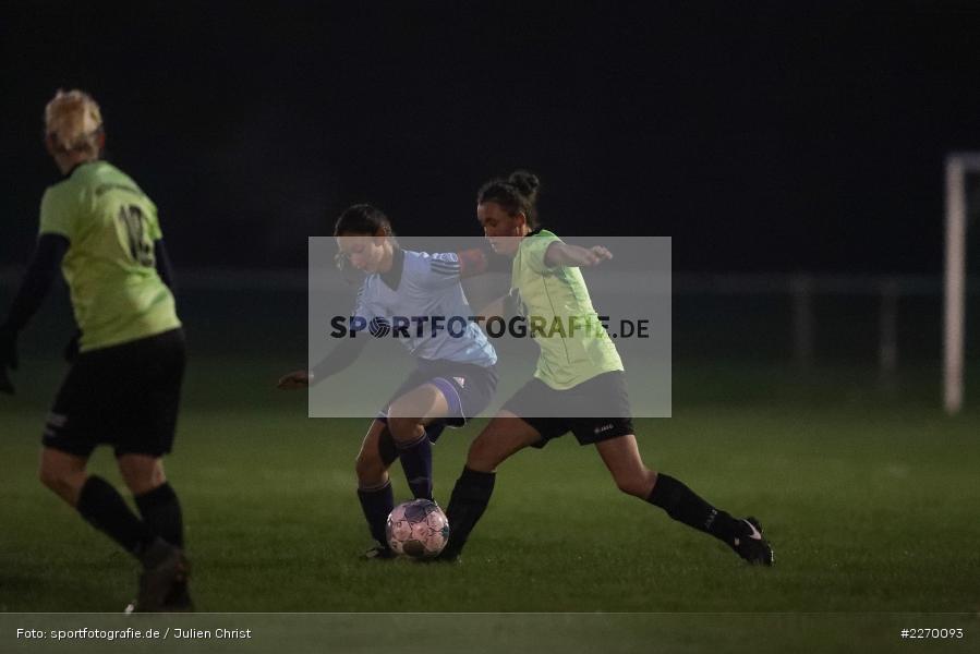 Lena Edelmann, Alina Sophie Hemmerich, 16.11.2019, Bezirksoberliga Frauen, VfR Stadt Bischofsheim, SpVgg Adelsberg - Bild-ID: 2270093 Lena Edelmann, Alina Sophie Hemmerich, 16.11.2019, Bezirksoberliga Frauen, VfR Stadt Bischofsheim, SpVgg Adelsberg - Bild-ID: 2270093