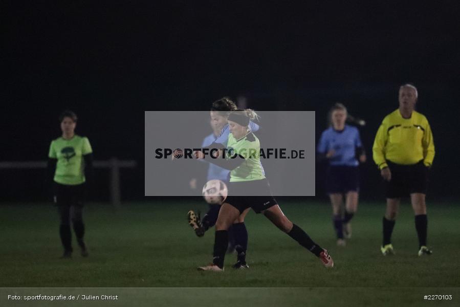 Leonie Lörzel, Sophia Breitenbach, 16.11.2019, Bezirksoberliga Frauen, VfR Stadt Bischofsheim, SpVgg Adelsberg - Bild-ID: 2270103