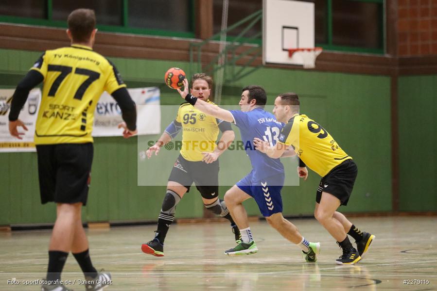 Julian Kram, Felix Fuchs, Erwin-Ammann-Halle, Bezirksliga Staffel Nord, 16.11.2019, TV Königsberg, TSV Karlstadt - Bild-ID: 2270116
