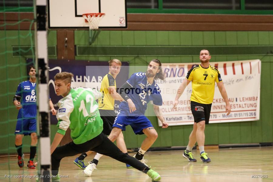 Julius Thomas, Florian Schmidt, Philip Nagel, Moritz Rösner, Erwin-Ammann-Halle, Bezirksliga Staffel Nord, 16.11.2019, TV Königsberg, TSV Karlstadt - Bild-ID: 2270123 Julius Thomas, Florian Schmidt, Philip Nagel, Moritz Rösner, Erwin-Ammann-Halle, Bezirksliga Staffel Nord, 16.11.2019, TV Königsberg, TSV Karlstadt - Bild-ID: 2270123