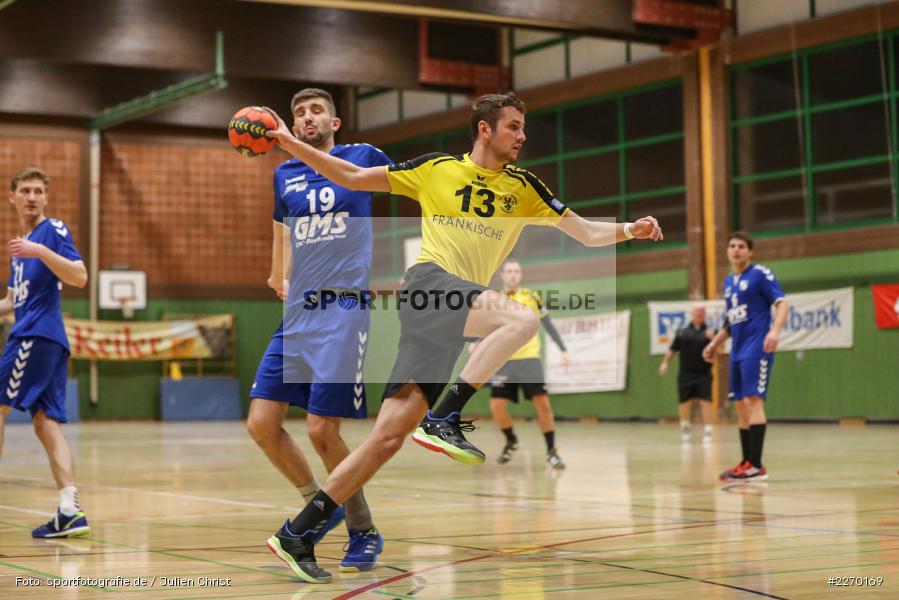 Sebastian Schmid, Marius Hofmann, Erwin-Ammann-Halle, Bezirksliga Staffel Nord, 16.11.2019, TV Königsberg, TSV Karlstadt - Bild-ID: 2270169