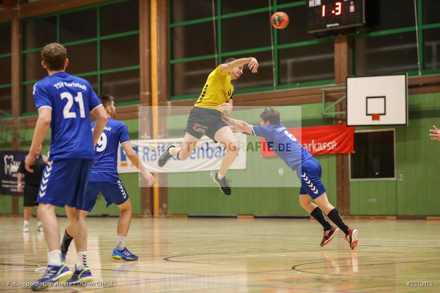 Sebastian Heun, Alexander Sinner, Erwin-Ammann-Halle, Bezirksliga Staffel Nord, 16.11.2019, TV Königsberg, TSV Karlstadt - Bild-ID: 2270173