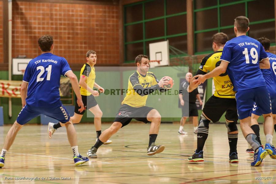 Rene Böhm, Erwin-Ammann-Halle, Bezirksliga Staffel Nord, 16.11.2019, TV Königsberg, TSV Karlstadt - Bild-ID: 2270177