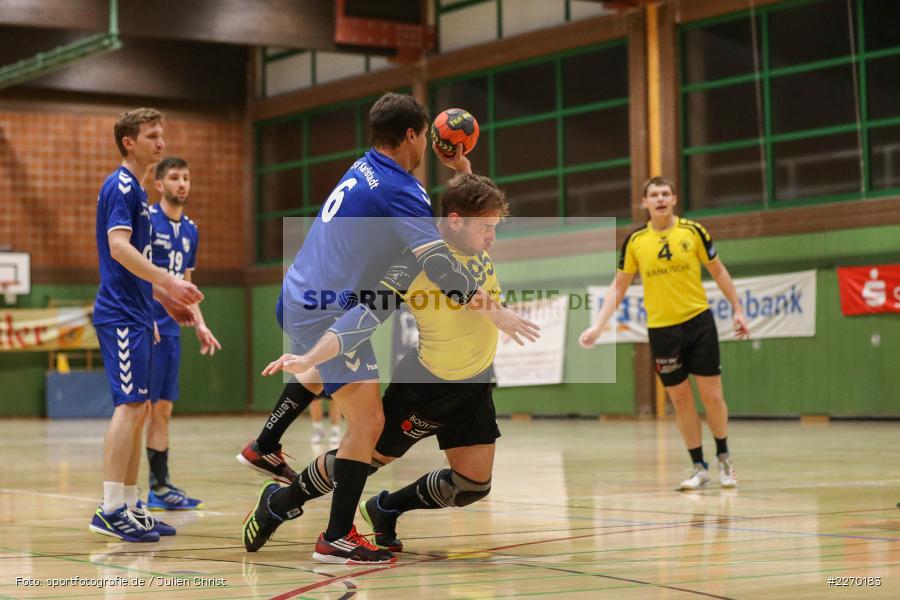 Felix Käb, Sebastian Heun, Erwin-Ammann-Halle, Bezirksliga Staffel Nord, 16.11.2019, TV Königsberg, TSV Karlstadt - Bild-ID: 2270183