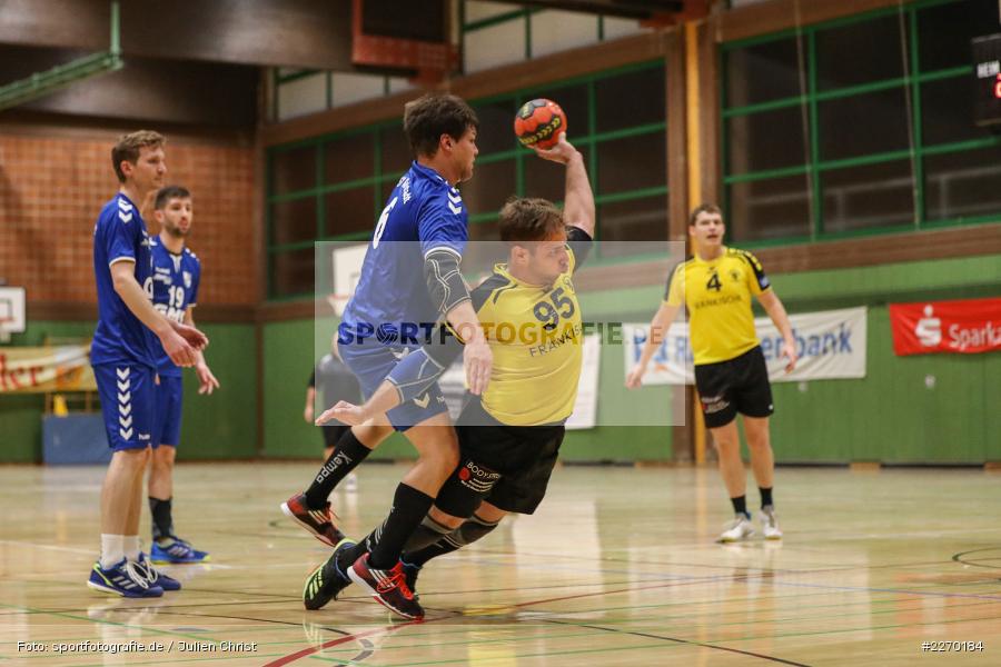 Felix Käb, Sebastian Heun, Erwin-Ammann-Halle, Bezirksliga Staffel Nord, 16.11.2019, TV Königsberg, TSV Karlstadt - Bild-ID: 2270184