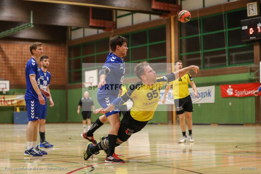 Felix Käb, Sebastian Heun, Erwin-Ammann-Halle, Bezirksliga Staffel Nord, 16.11.2019, TV Königsberg, TSV Karlstadt - Bild-ID: 2270185