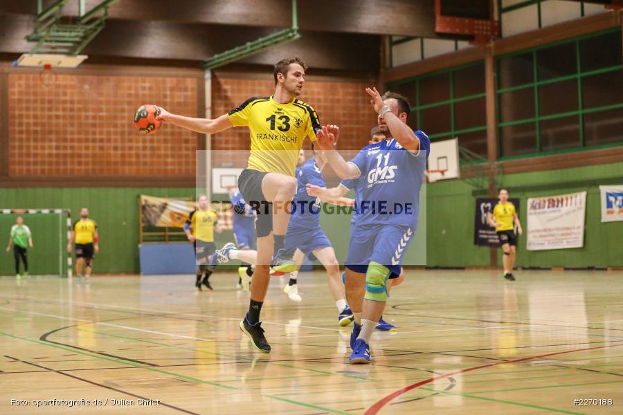 Markus Losert, Marius Hofmann, Erwin-Ammann-Halle, Bezirksliga Staffel Nord, 16.11.2019, TV Königsberg, TSV Karlstadt - Bild-ID: 2270188