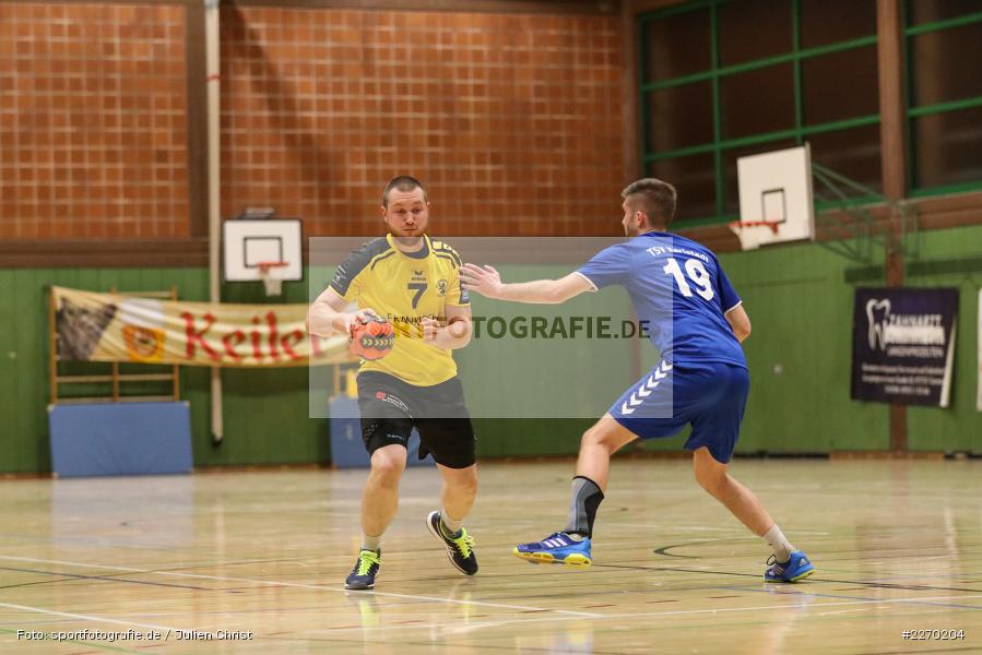 Sebastian Schmid, Florian Schmidt, Erwin-Ammann-Halle, Bezirksliga Staffel Nord, 16.11.2019, TV Königsberg, TSV Karlstadt - Bild-ID: 2270204