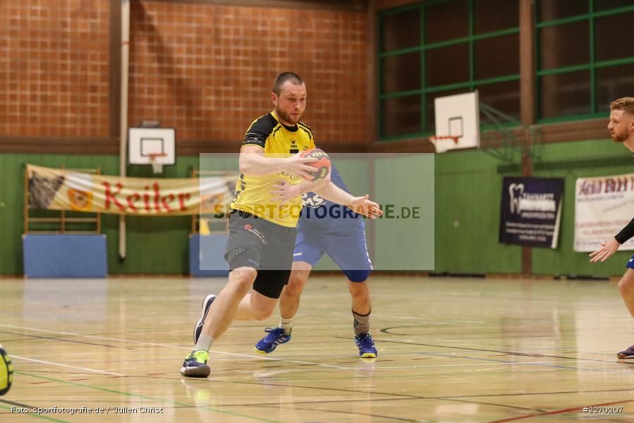Sebastian Schmid, Florian Schmidt, Erwin-Ammann-Halle, Bezirksliga Staffel Nord, 16.11.2019, TV Königsberg, TSV Karlstadt - Bild-ID: 2270207
