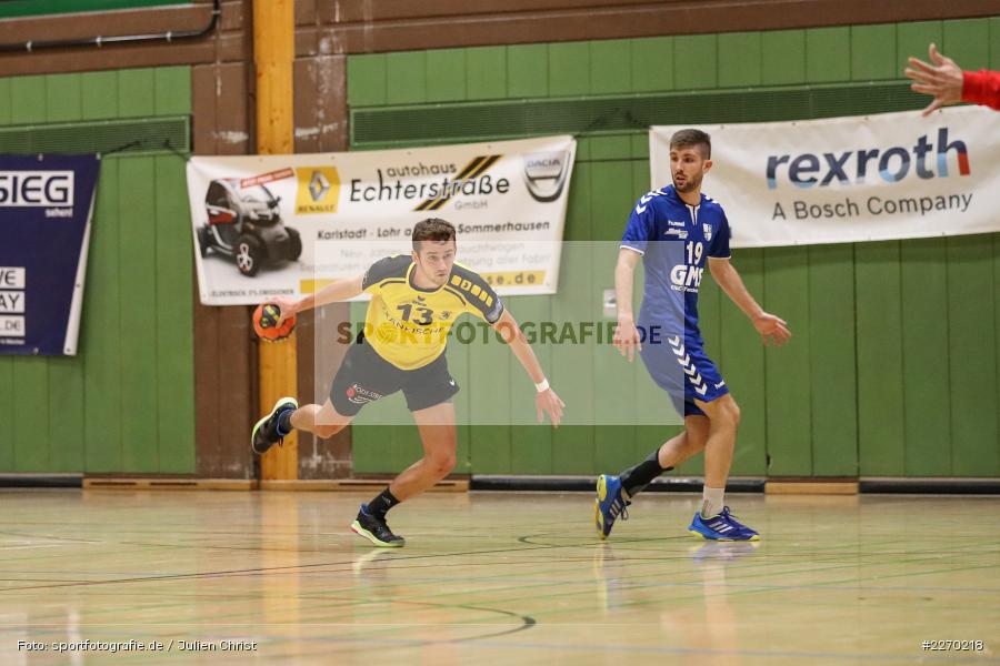 Marius Hofmann, Erwin-Ammann-Halle, Bezirksliga Staffel Nord, 16.11.2019, TV Königsberg, TSV Karlstadt - Bild-ID: 2270218