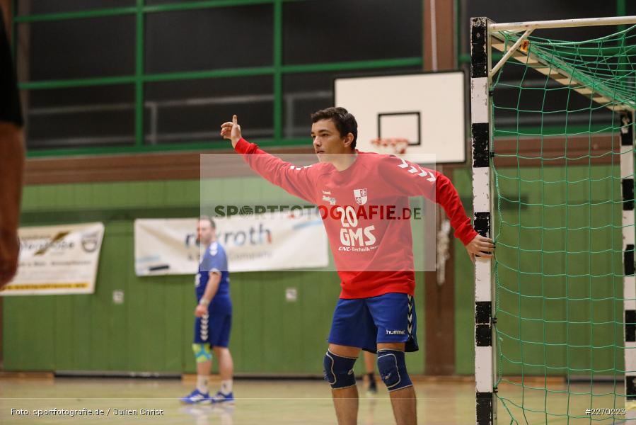 Tilmann Schmid, Erwin-Ammann-Halle, Bezirksliga Staffel Nord, 16.11.2019, TV Königsberg, TSV Karlstadt - Bild-ID: 2270223