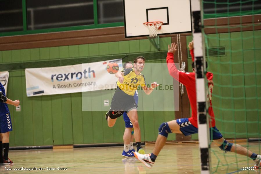 Tilmann Schmid, Marius Hofmann, Erwin-Ammann-Halle, Bezirksliga Staffel Nord, 16.11.2019, TV Königsberg, TSV Karlstadt - Bild-ID: 2270227