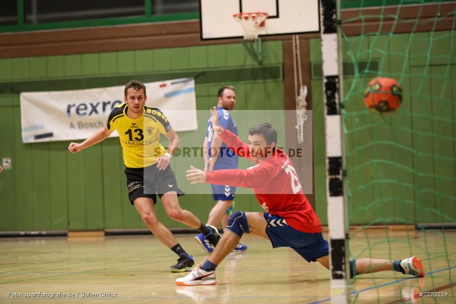 Tilmann Schmid, Marius Hofmann, Erwin-Ammann-Halle, Bezirksliga Staffel Nord, 16.11.2019, TV Königsberg, TSV Karlstadt - Bild-ID: 2270229