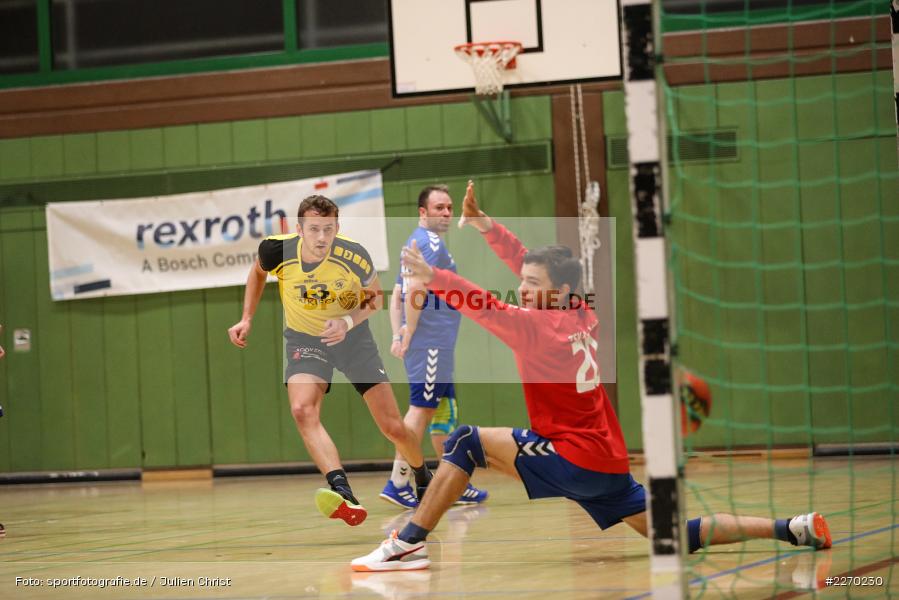 Tilmann Schmid, Marius Hofmann, Erwin-Ammann-Halle, Bezirksliga Staffel Nord, 16.11.2019, TV Königsberg, TSV Karlstadt - Bild-ID: 2270230