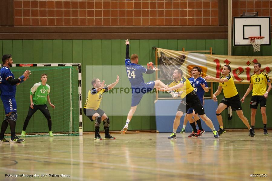 Hannes Blaumeiser, Erwin-Ammann-Halle, Bezirksliga Staffel Nord, 16.11.2019, TV Königsberg, TSV Karlstadt - Bild-ID: 2270232