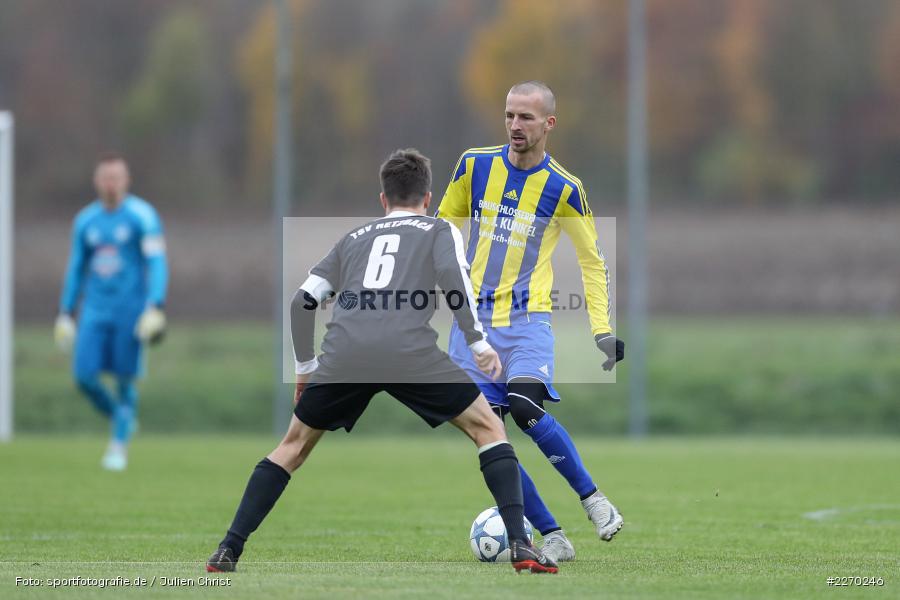 Dominik Hehrlein, Matthias Fries, 17.11.2019, Bezirksliga Ufr. West, DJK Hain, TSV Retzbach - Bild-ID: 2270246 Dominik Hehrlein, Matthias Fries, 17.11.2019, Bezirksliga Ufr. West, DJK Hain, TSV Retzbach - Bild-ID: 2270246