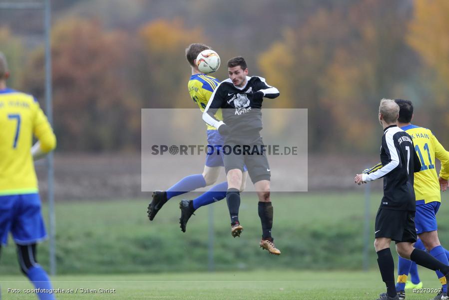 Dominic Heßdörfer, Max Hofestädt, 17.11.2019, Bezirksliga Ufr. West, DJK Hain, TSV Retzbach - Bild-ID: 2270267 Dominic Heßdörfer, Max Hofestädt, 17.11.2019, Bezirksliga Ufr. West, DJK Hain, TSV Retzbach - Bild-ID: 2270267