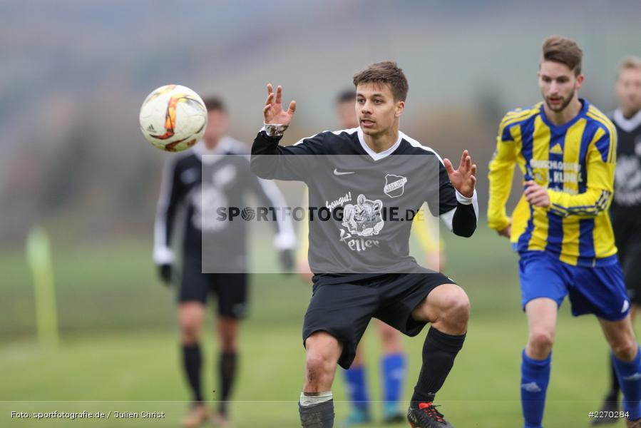 Jonas Wagner, Dominik Hehrlein, 17.11.2019, Bezirksliga Ufr. West, DJK Hain, TSV Retzbach - Bild-ID: 2270284