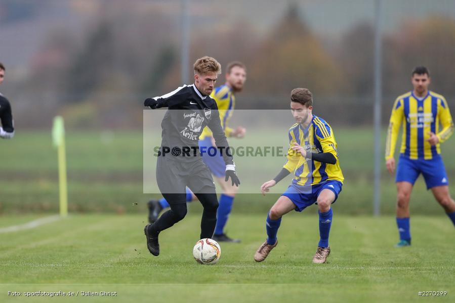 Jonas Wagner, Philipp Gößwein, 17.11.2019, Bezirksliga Ufr. West, DJK Hain, TSV Retzbach - Bild-ID: 2270299