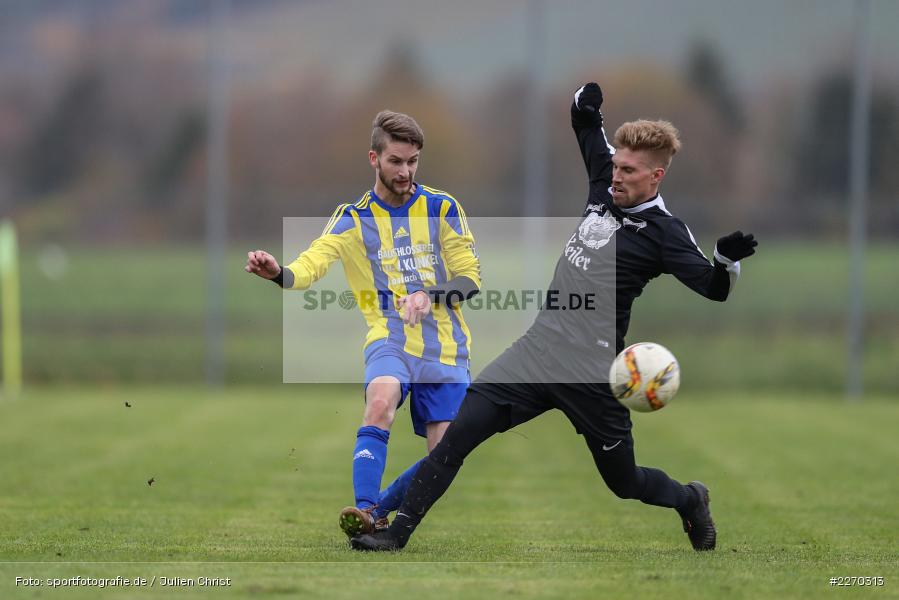 Philipp Gößwein, Jonas Wagner, 17.11.2019, Bezirksliga Ufr. West, DJK Hain, TSV Retzbach - Bild-ID: 2270313