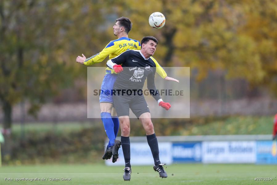 Onur Yazbahar, Nicolai Zull, 17.11.2019, Bezirksliga Ufr. West, DJK Hain, TSV Retzbach - Bild-ID: 2270336