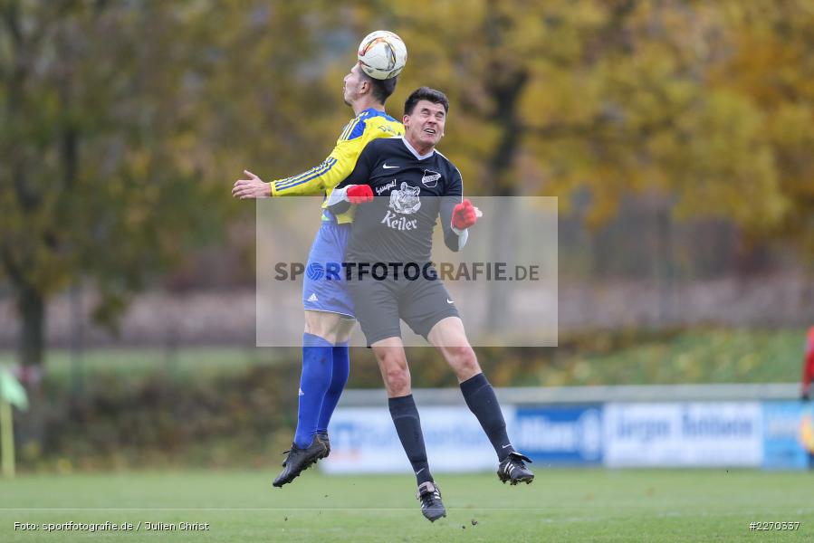Onur Yazbahar, Nicolai Zull, 17.11.2019, Bezirksliga Ufr. West, DJK Hain, TSV Retzbach - Bild-ID: 2270337