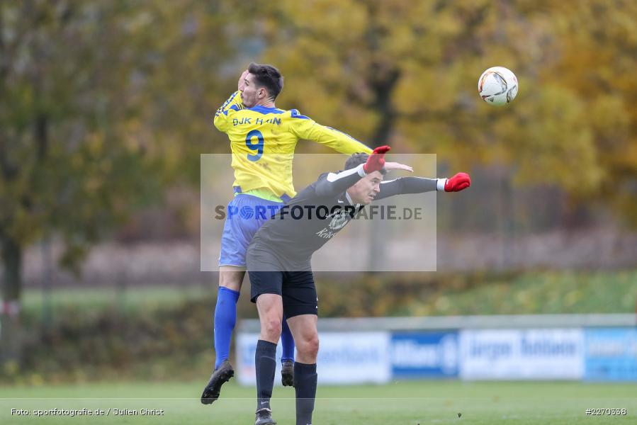 Nicolai Zull, Onur Yazbahar, 17.11.2019, Bezirksliga Ufr. West, DJK Hain, TSV Retzbach - Bild-ID: 2270338
