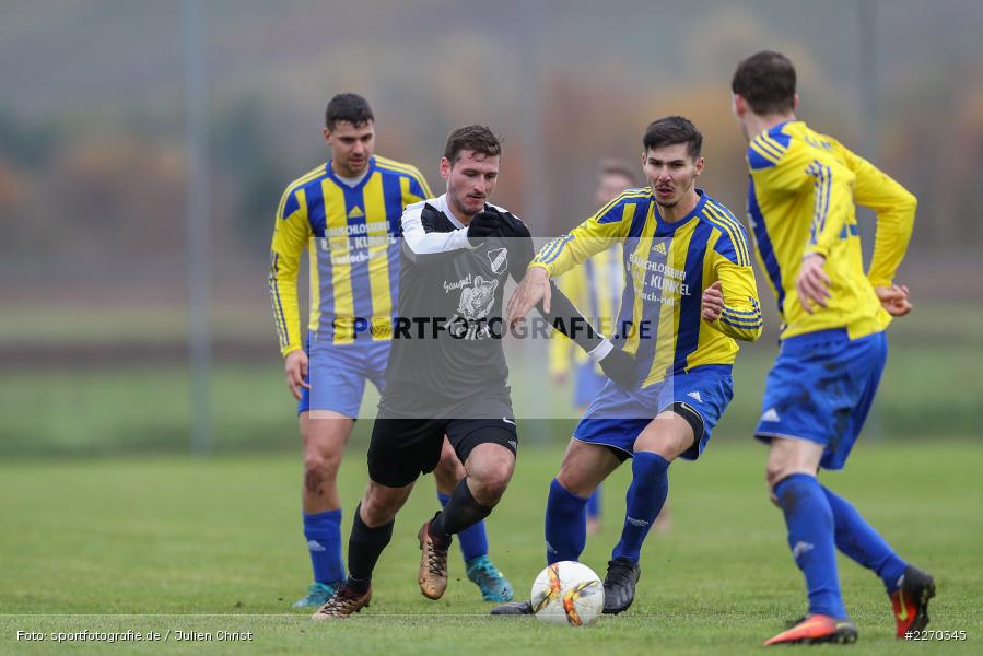 Carsten Albrecht, Onur Yazbahar, Dominic Heßdörfer, 17.11.2019, Bezirksliga Ufr. West, DJK Hain, TSV Retzbach - Bild-ID: 2270345