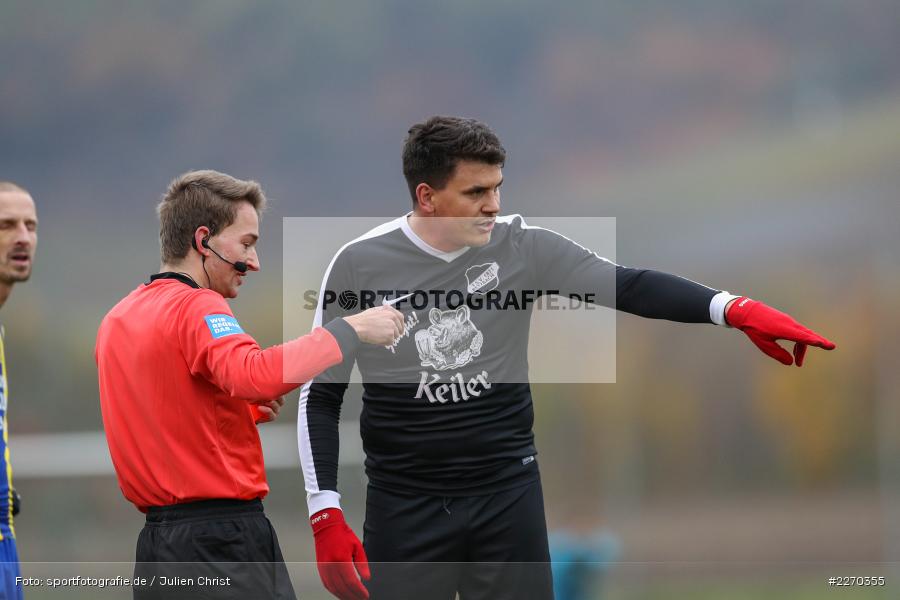 David Kern, Nicolai Zull, 17.11.2019, Bezirksliga Ufr. West, DJK Hain, TSV Retzbach - Bild-ID: 2270355