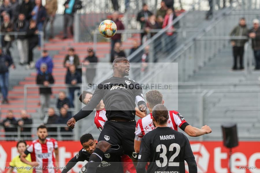 Assani Lukimya, FLYERALARM Arena, 23.11.2019, 3. Liga, KFC Uerdingen, FC Würzburger Kickers - Bild-ID: 2270429