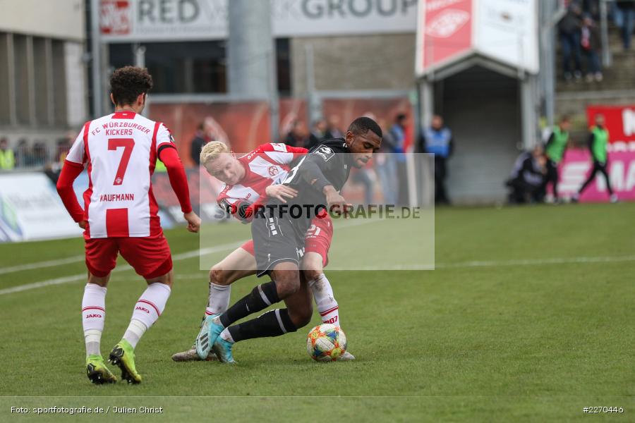 Luke Hemmerich, Assani Lukimya, FLYERALARM Arena, 23.11.2019, 3. Liga, KFC Uerdingen, FC Würzburger Kickers - Bild-ID: 2270446