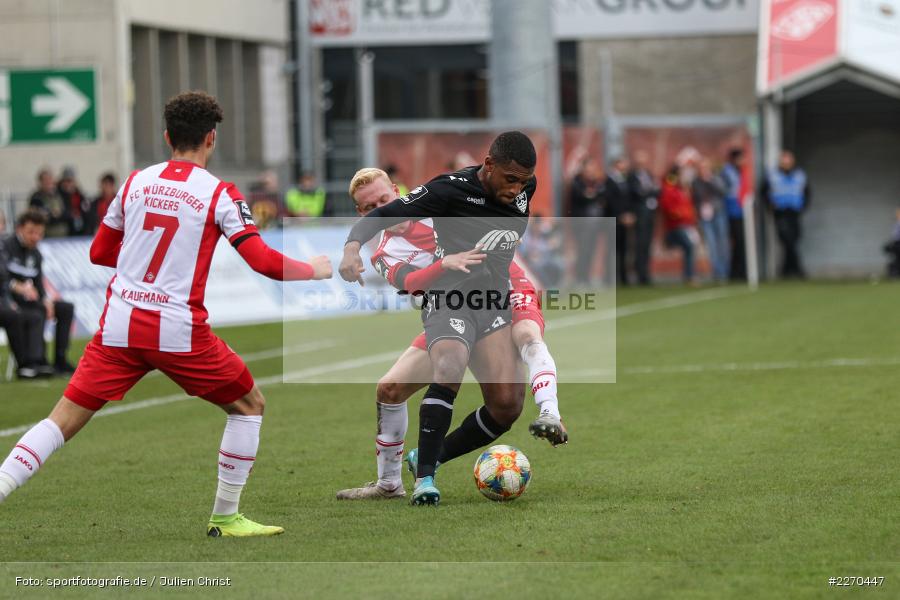 Luke Hemmerich, Assani Lukimya, FLYERALARM Arena, 23.11.2019, 3. Liga, KFC Uerdingen, FC Würzburger Kickers - Bild-ID: 2270447